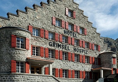 Historisches Alpinhotel Grimsel Hospiz: Außenansicht