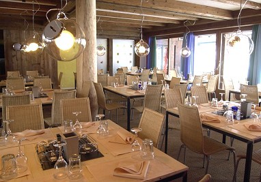 Hotel Alpine Lodge Saanen: Restaurante